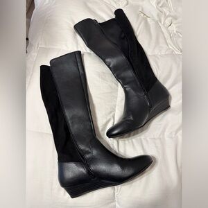 Womens tall black boots size 7